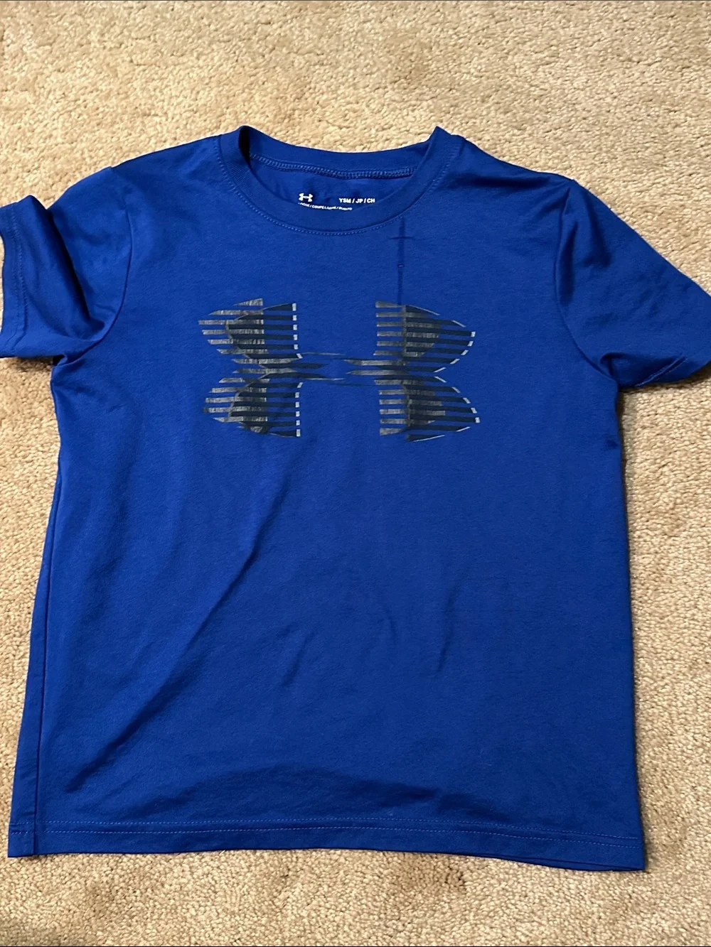 Under Armour Boys' Short Sleeve Logo Tees - Red, Blue, Gray